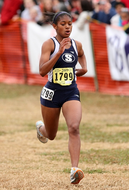 2009 CIF XC Girls D2-105.JPG - 2009 California CIF Cross Country Championships, Woodward Park, Fresno, California
